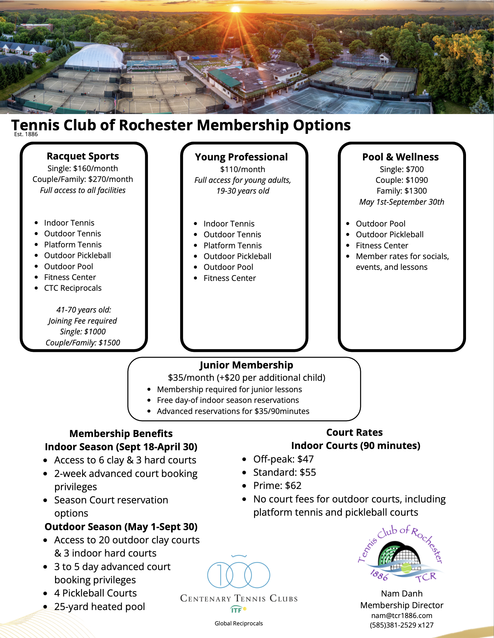 TCR Monthly Membership Options